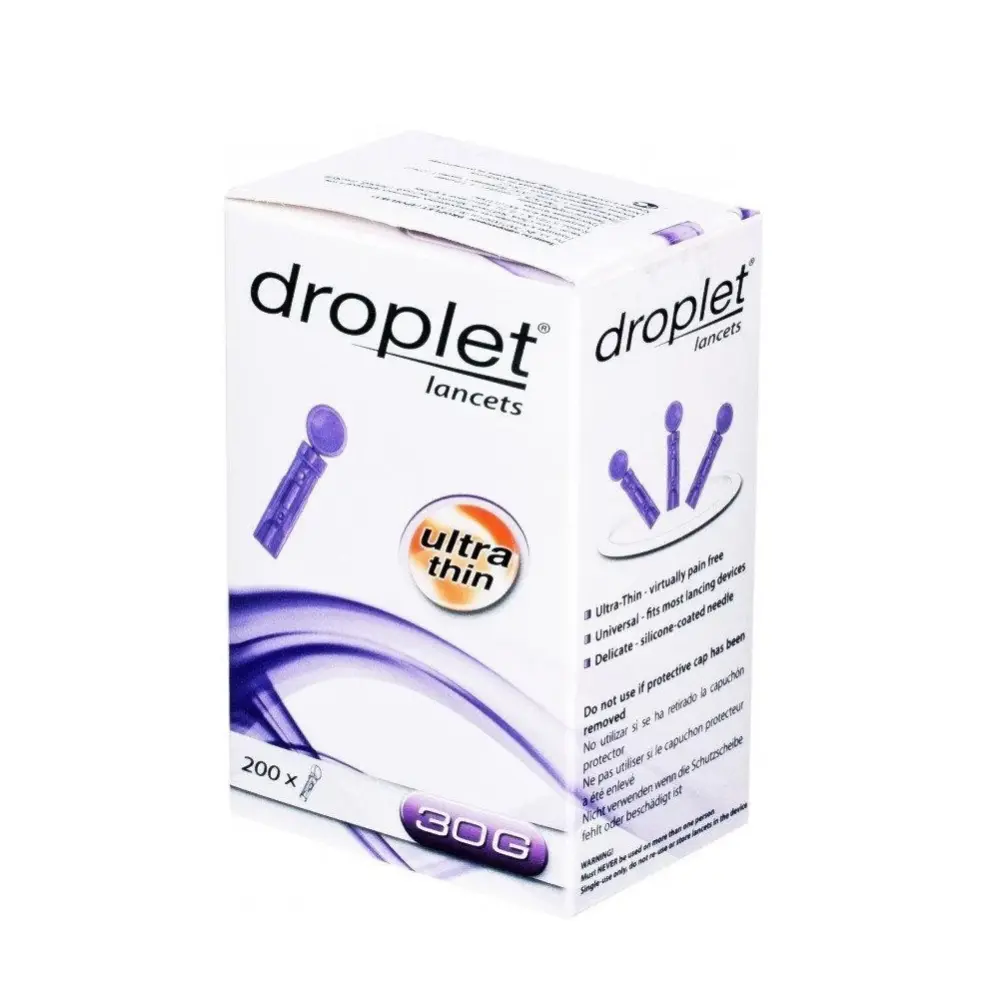 Ланцет Droplet 30G, 200 шт.