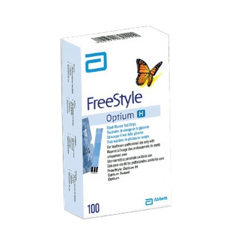 Тест-смужки FreeStyle Optium H, 100 шт