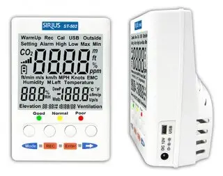 Монитор микроклимата (CO2, temp., RH) TENMARS ST-502