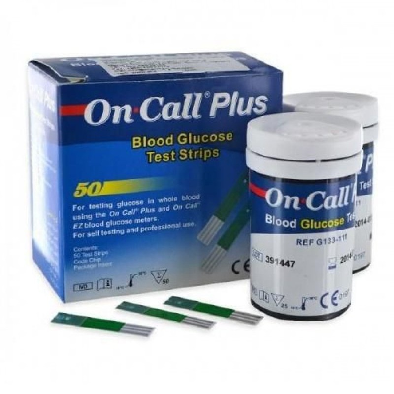 Тест-смужки On-Call Plus, 50 шт