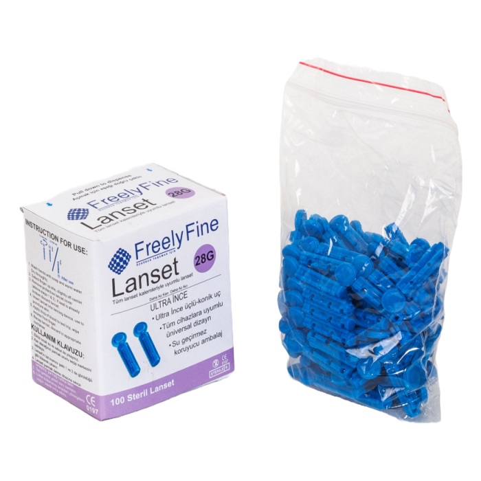Ланцети універсальні 28G, 100 шт