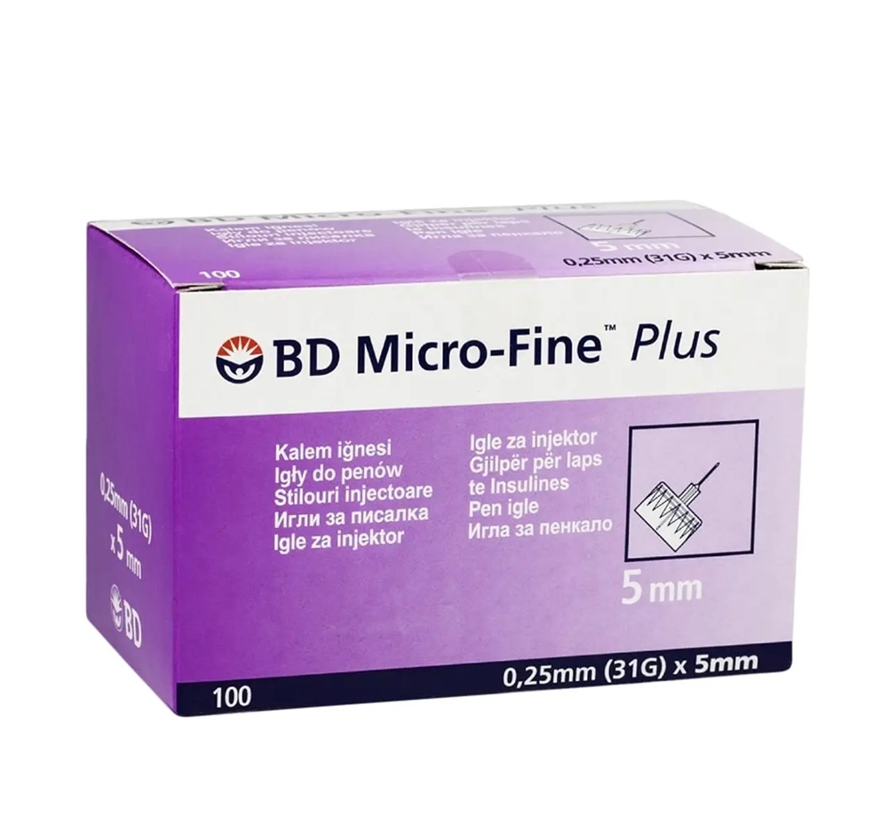 Голки для шприц-ручок BD Micro-Fine 5 мм, 100 шт