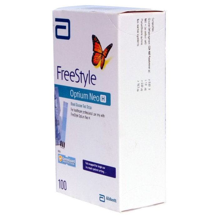 Тест-смужки FreeStyle Optium NEO H, 100 шт